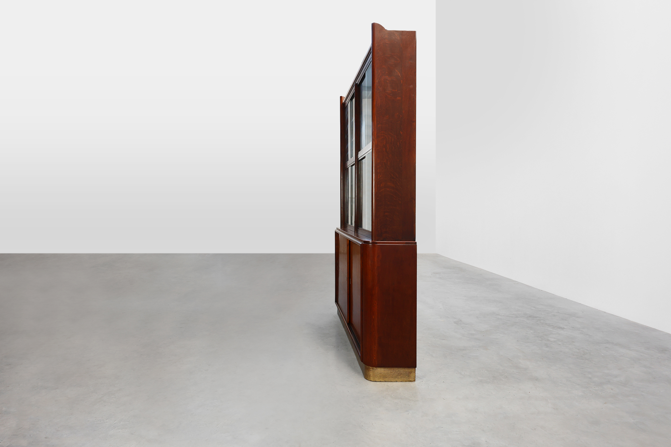 Large Art Deco Apothecary Cabinet Attr. to De Coene, Belgium ca. 1920thumbnail